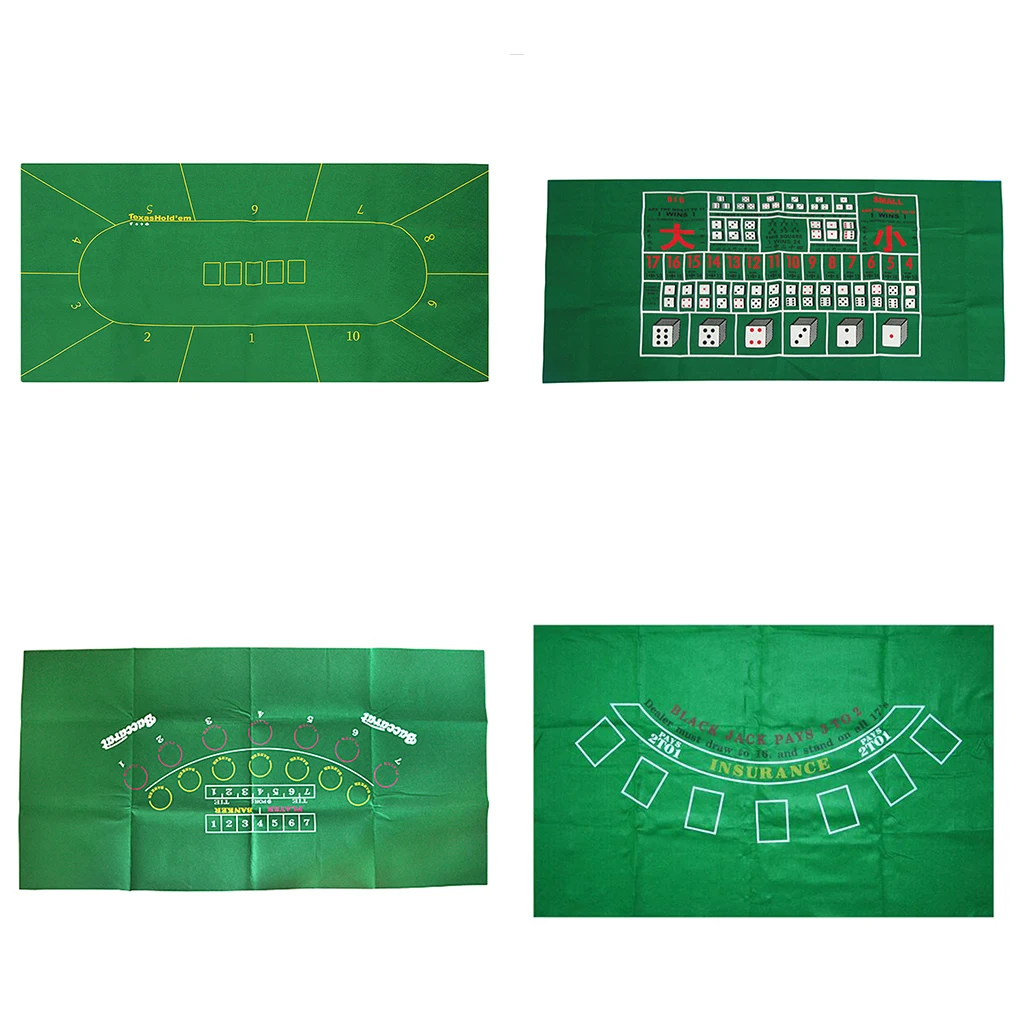 

Poker Table Layout Cover Poker Gaming Table Cloth Casino Felt Layout