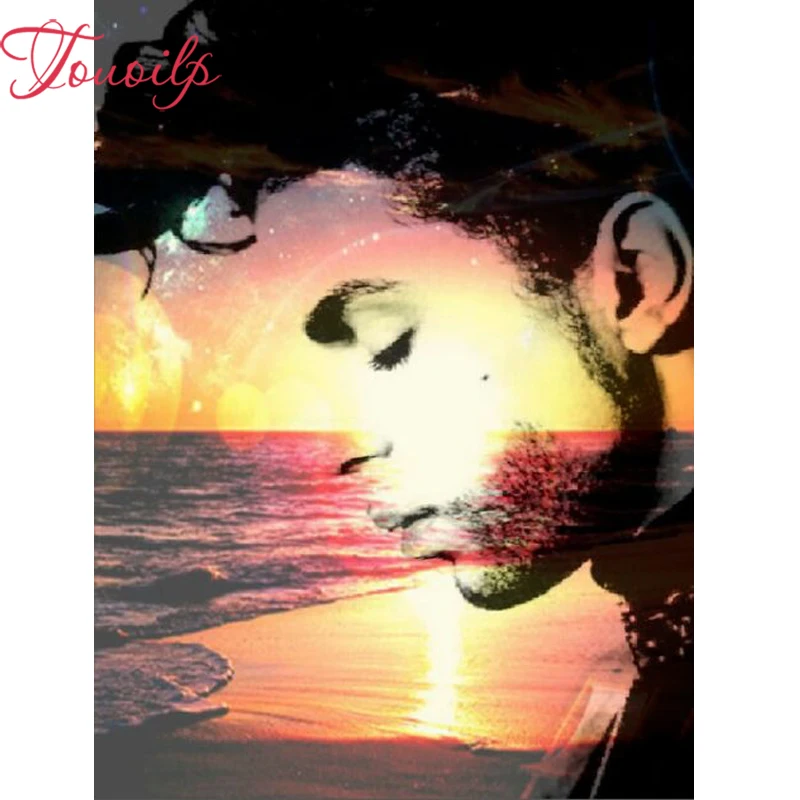 Алмазная живопись с принцом пурпурный дождь вышивка крестиком квадратная и