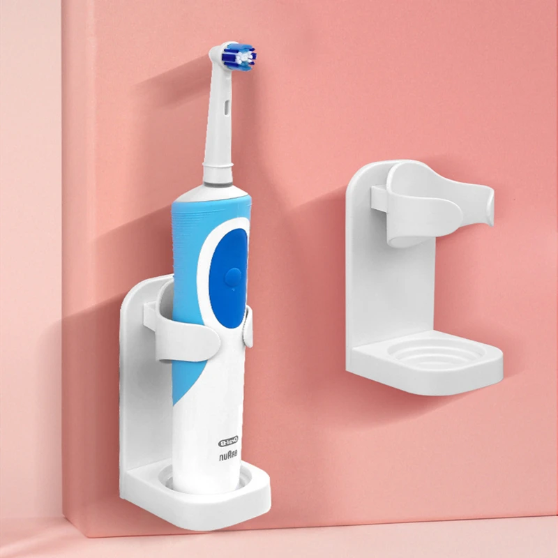 

Electric Toothbrush Holder Creative Traceless Stand Rack Organizer Wall-Mounted Holder Space Saving Bathroom Accessories