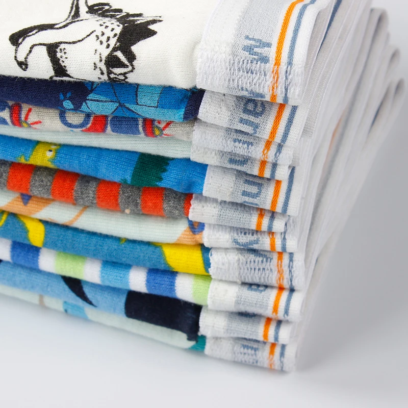 2-12years kids teen Boys Cotton Boxers Children Underwear For Panties Teenager panties briefs panty cartoon print | Мать и ребенок
