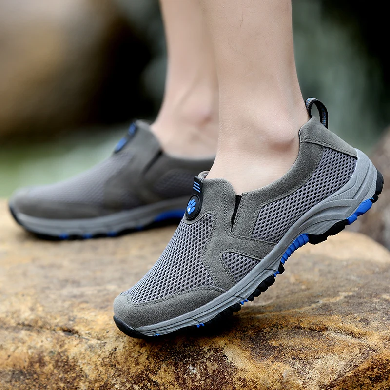 UPT/летние кроссовки Уличная дышащая мужская обувь для пешего туризма Мужские