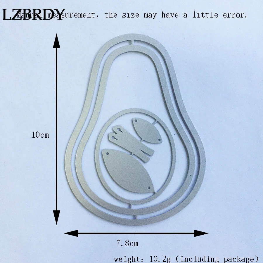 Тиснение листьев авокадо тиснение металлические режущие штампы для