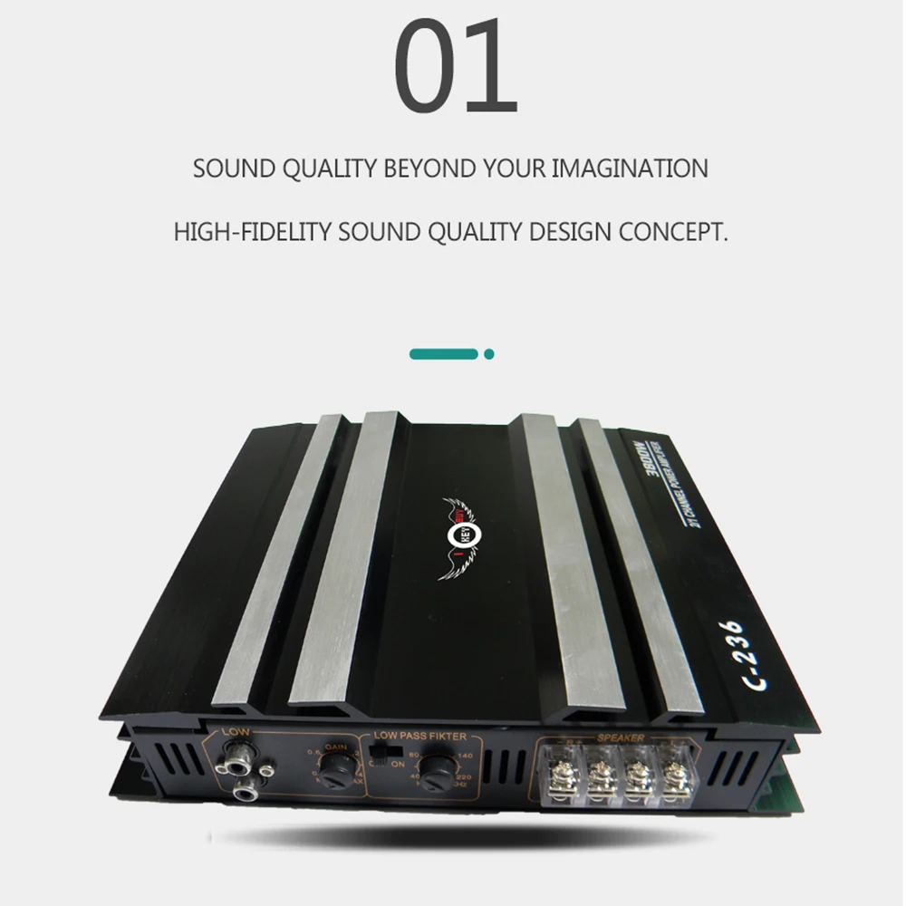 Высокомощный автомобильный усилитель микрофона 24 В 2 канала | Автомобили и