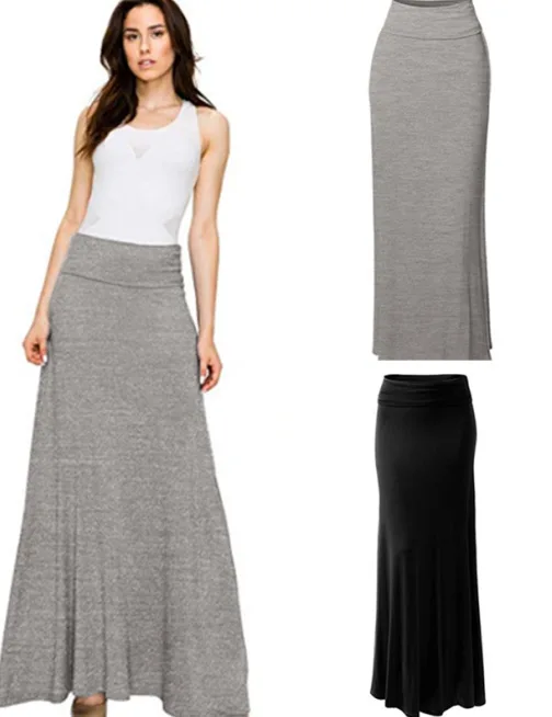 Женская летняя новая большая юбка с длинной талией 2020 | одежда