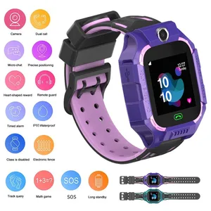 2021 kids smart watch for children sos call phone watch smartwatch use sim card photo waterproof ip67 kids gift for ios android free global shipping