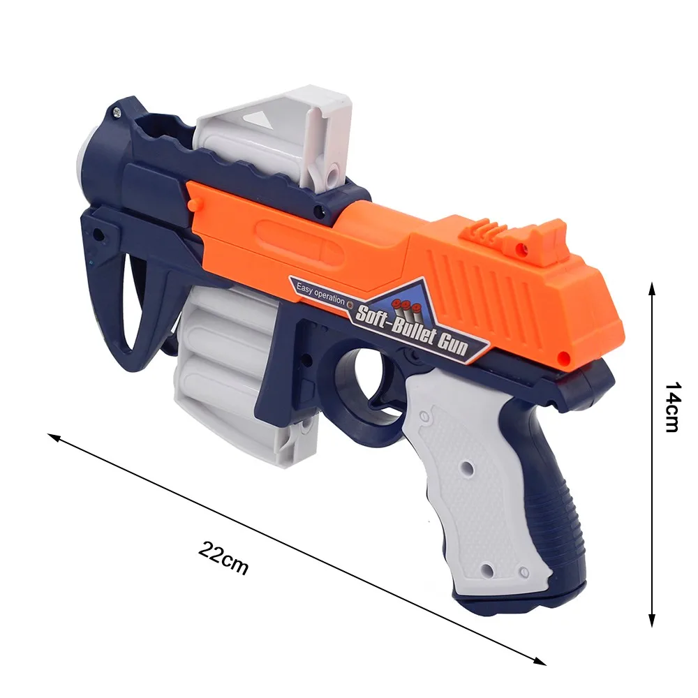 6 стрелочный ручной мягкий пулемет костюм для Nerf пули большой дальности игрушечный пистолет Дротика бластер игрушки для детей хорошая Наружная игрушка