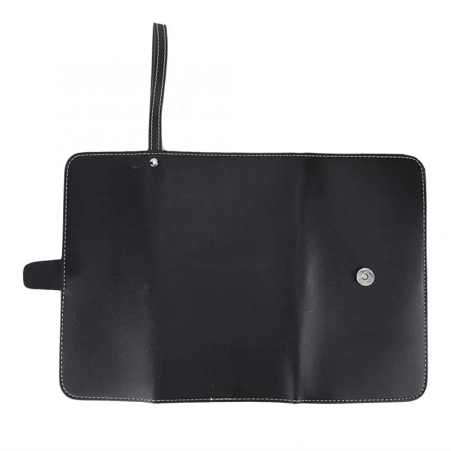 Парикмахерские принадлежности черные ПУ ножницы и Расческа Салон сумка для