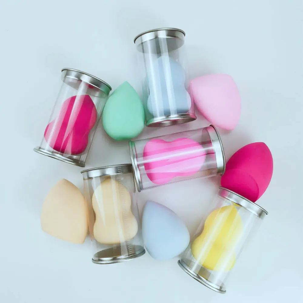 Красота Макияж яйцо Тыква спонж для нанесения пудры слоеные капли воды хлопок