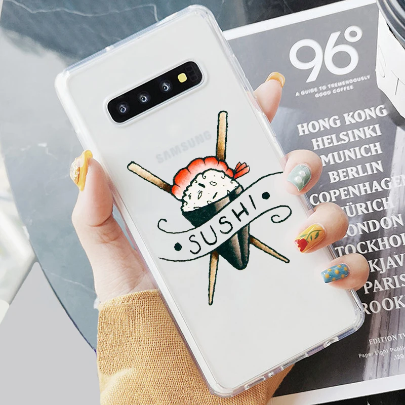 Мягкий чехол для телефона Samsung S6 S7 Edeg S8 S9 Plus S10 + S10E Lite A50 A70 NOTE8|Бамперы| |