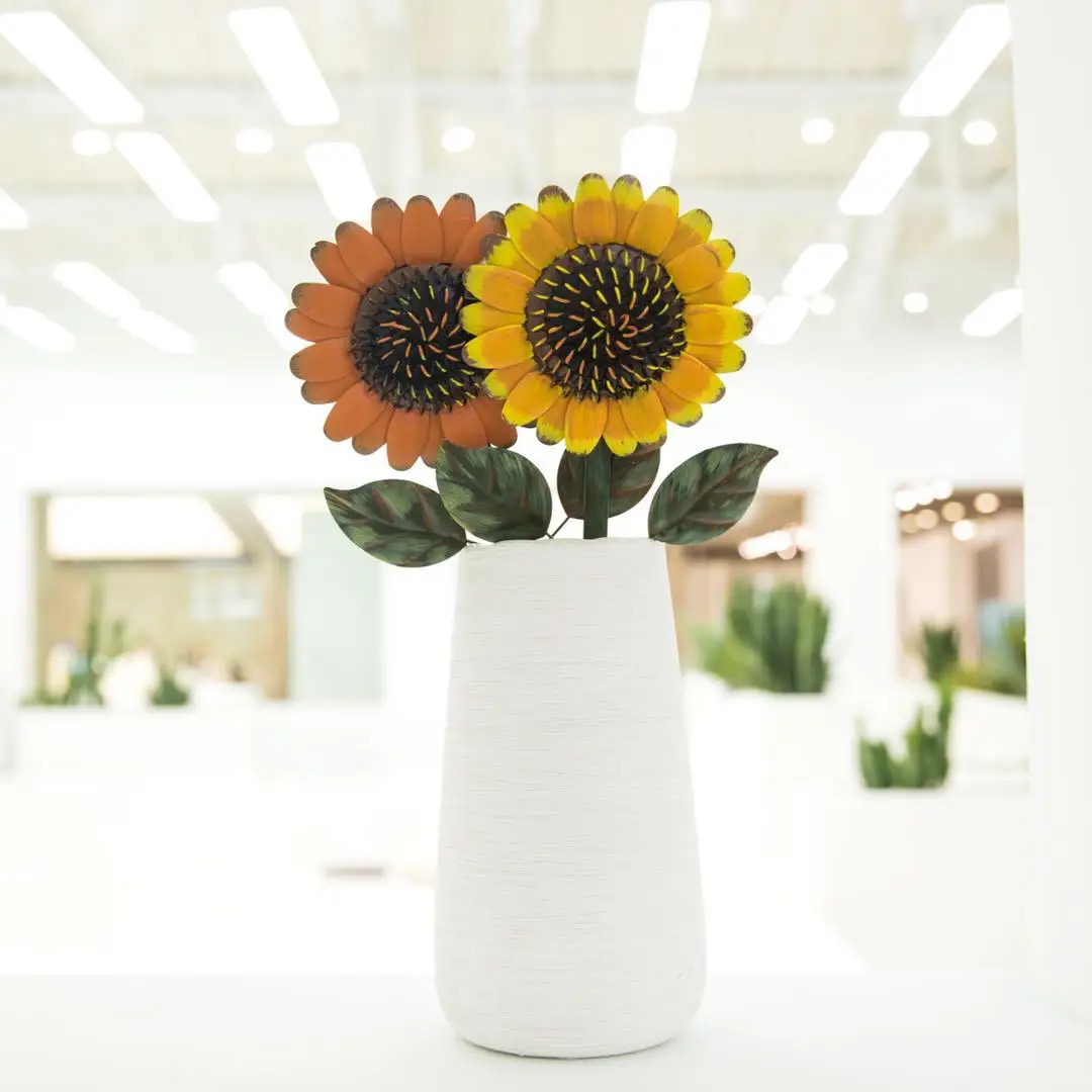 

Retro Iron Sunflower Key Hanger Metal Wall Decorative Hook Accessories Holder Hat Hanging Kitchen Bathroom Door Storage Rack