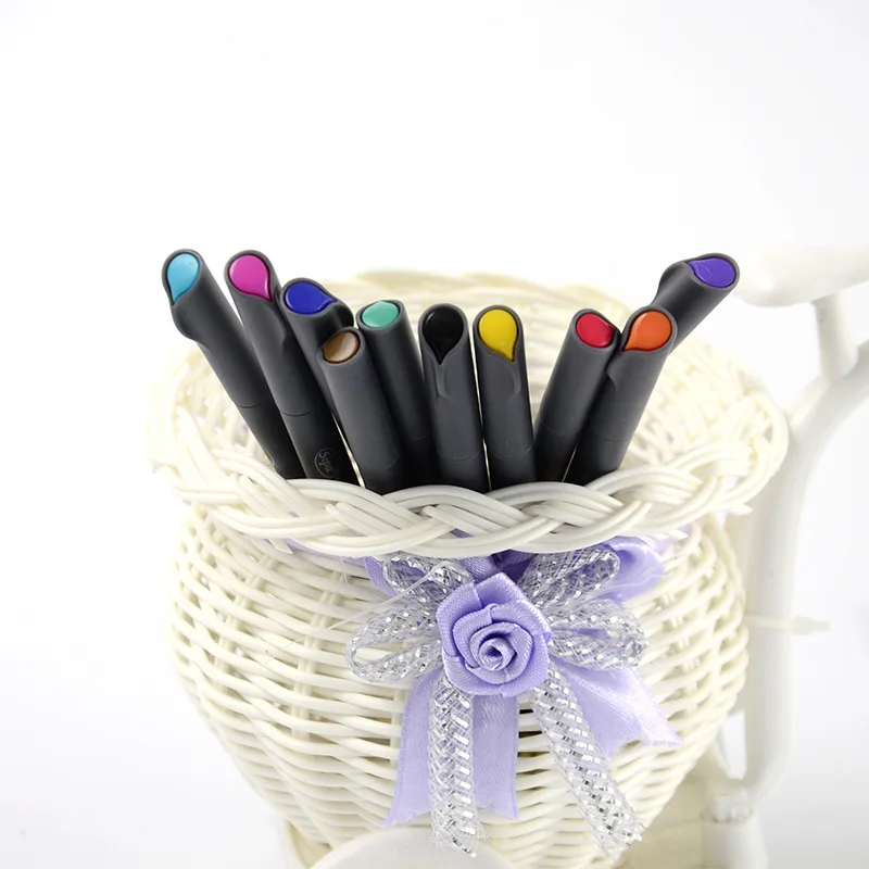 Ручка водная ручка простой стилус с очень тонким цветом 10 цветов для разметки