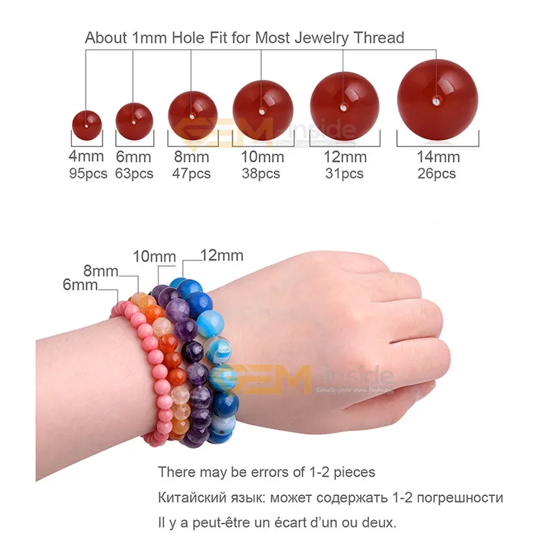 Натуральный камень высокое качество круглый Лазурит Камень бусины для изготовления ювелирных изделий прядь 15 дюймов полудрагоценный браслет ожерелье DIY
