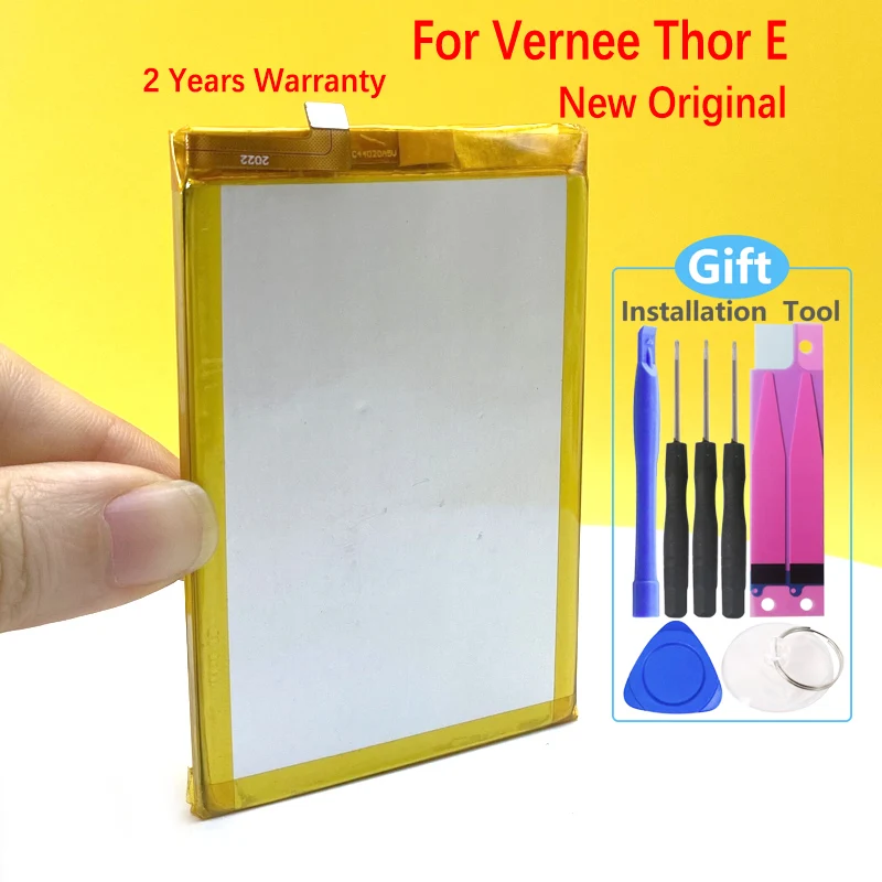 

100% NEW Original MTK6753 5020mAh Battery For Vernee Thor E Mobile Phone Latest Production High Quality Battery+Home Delivery