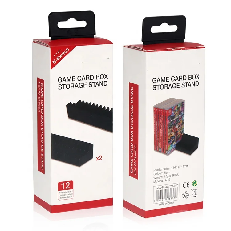 

Plastic Game Card Storage CD Disk Holder Stand For Nintendo Switch