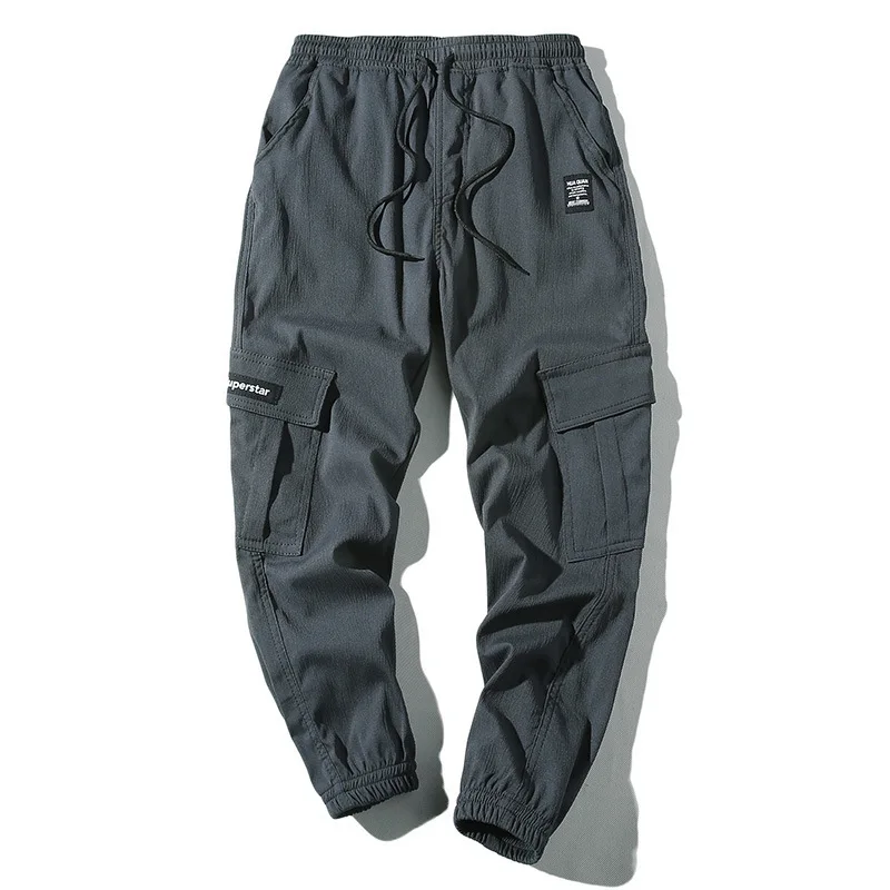 

Men 2020 Jogger Pant Velcro Trousers Gyms Fitness Casual Joggers Sweatpants Men Pants