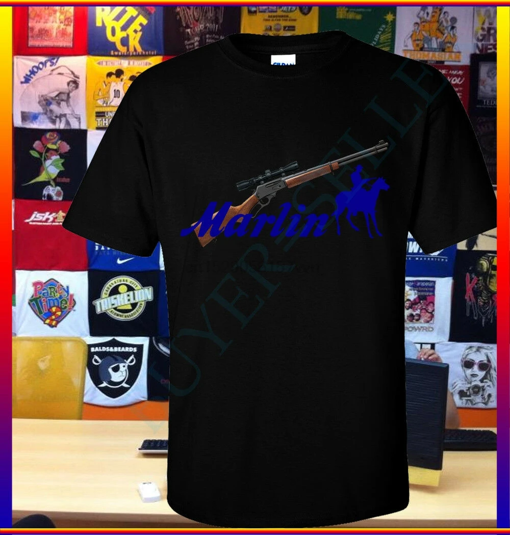Новая модель рубашки с логотипом огнестрельного оружия марлина 336 Вт |