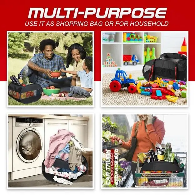 

Multifunctional Car Trunk Large Capacity Foldable Hanging Storage Bag