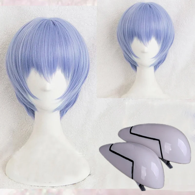 Парик ЕВА Ayanami Rei короткие светло-голусветильник термостойкие синтетические