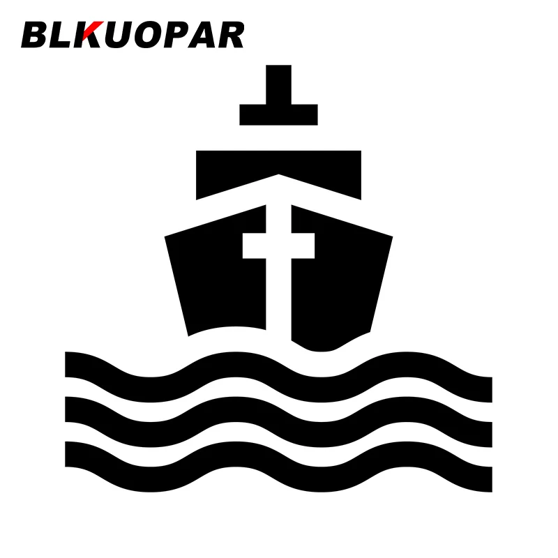 

BLKUOPAR для корабля, автомобильные наклейки, оригинальные креативные наклейки, окклюзия, царапина, Модный холодильник, фотоэтикетка автомобил...