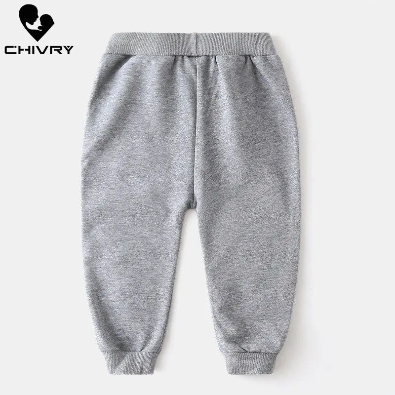 Осень 2019 новинка детские шаровары для мальчиков с буквенной вышивкой спортивные