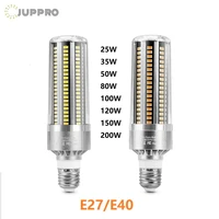 led corn lamp e27 led bulb 220v 110v led corn light bulb e40 aluminum 25w 35w 50w 80w 100w 120w 200w for garage warehouse lights