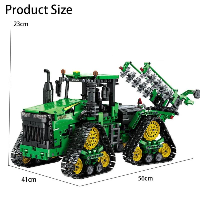 игрушечный трактор на радио