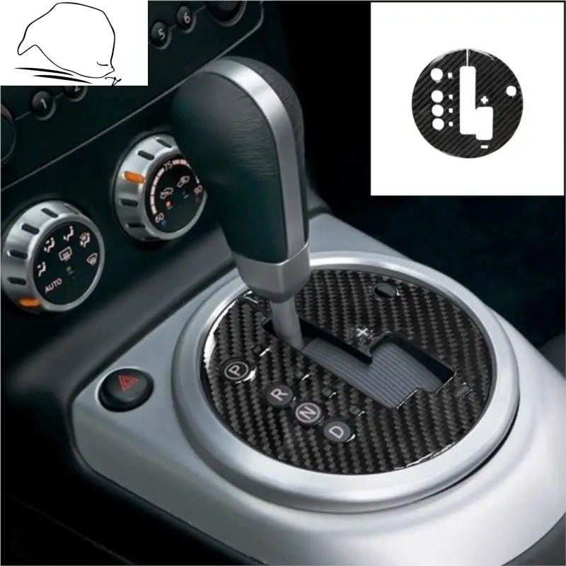 

For Nissan 350Z Z33 2003-2009 Automatic Shifter Insert Surround Gear Shift Panel Carbon Fiber Sticker Modified Car Accessories