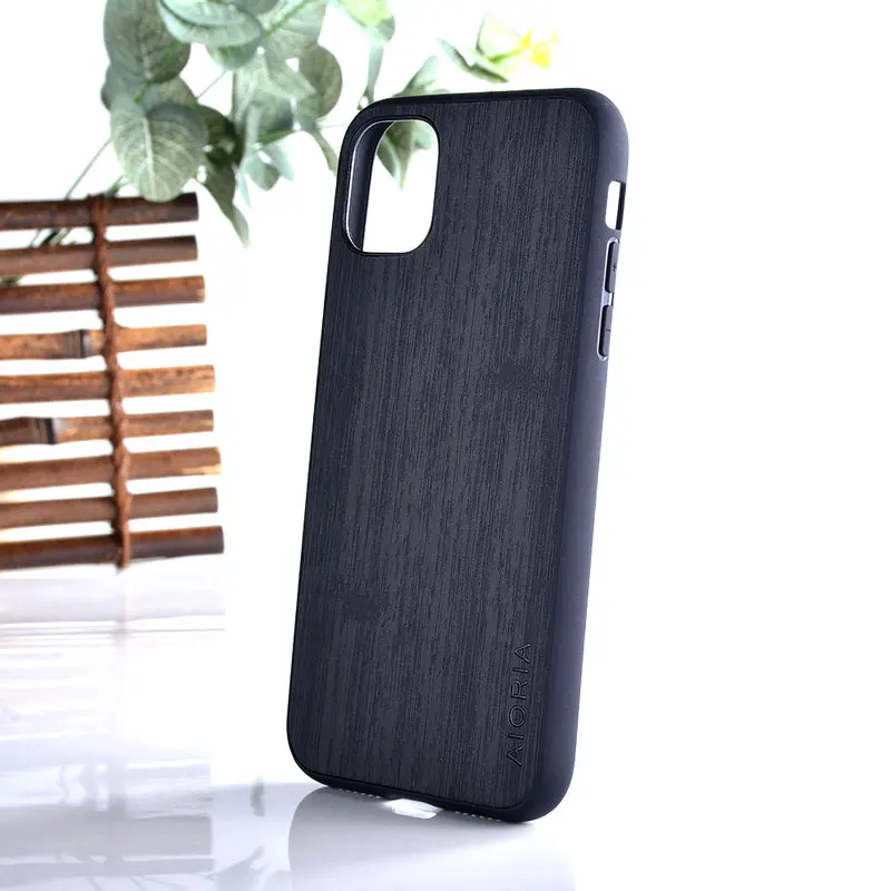 Чехол для iphone 11 12 pro xs max x xr mini se 2020 7 6 8 6s plus чехол кожаный Винтажный с деревянным
