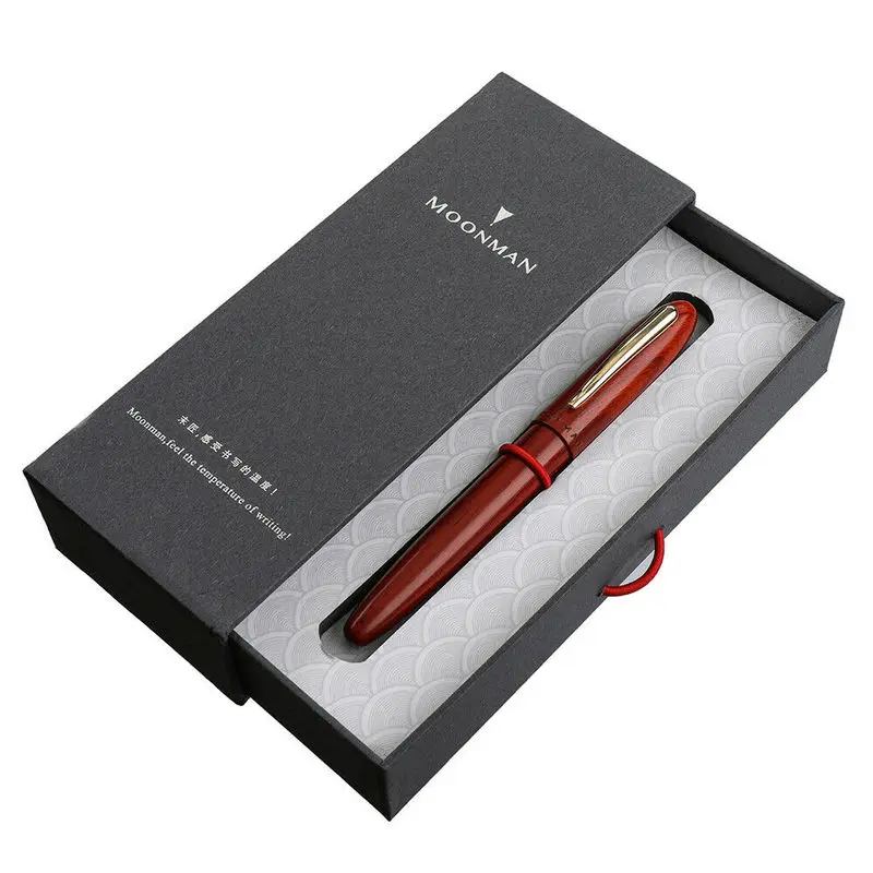 Перьевая ручка MOONMAN M6 из массива дерева портативные Нескользящие Канцтовары для