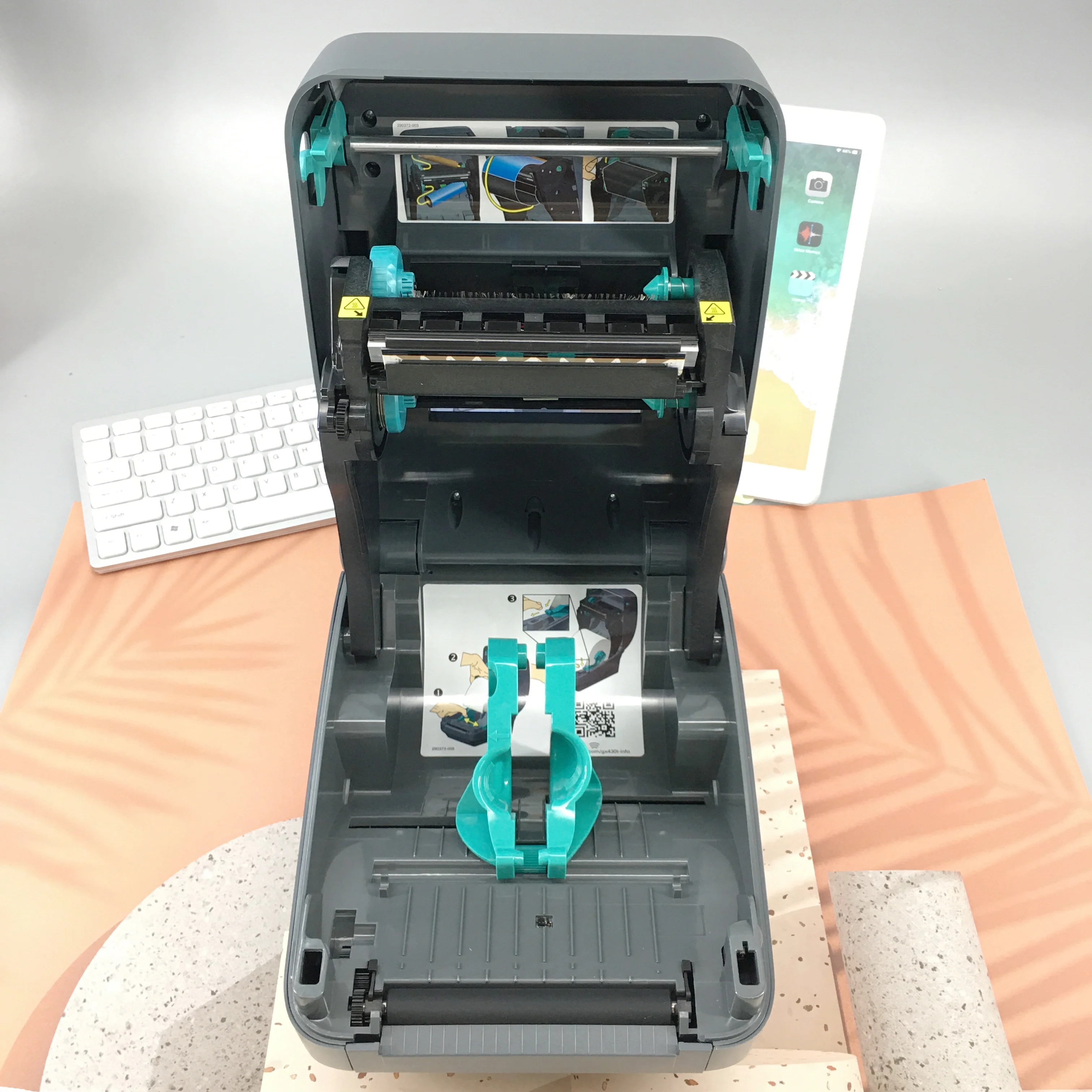 Оригинальный новый продукт Zebra GX430t термотрансферный настольный принтер штрих