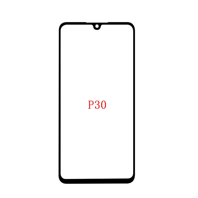 Передняя внешняя стеклянная линза сенсорная панель сменная крышка для Huawei P30 Pro P20
