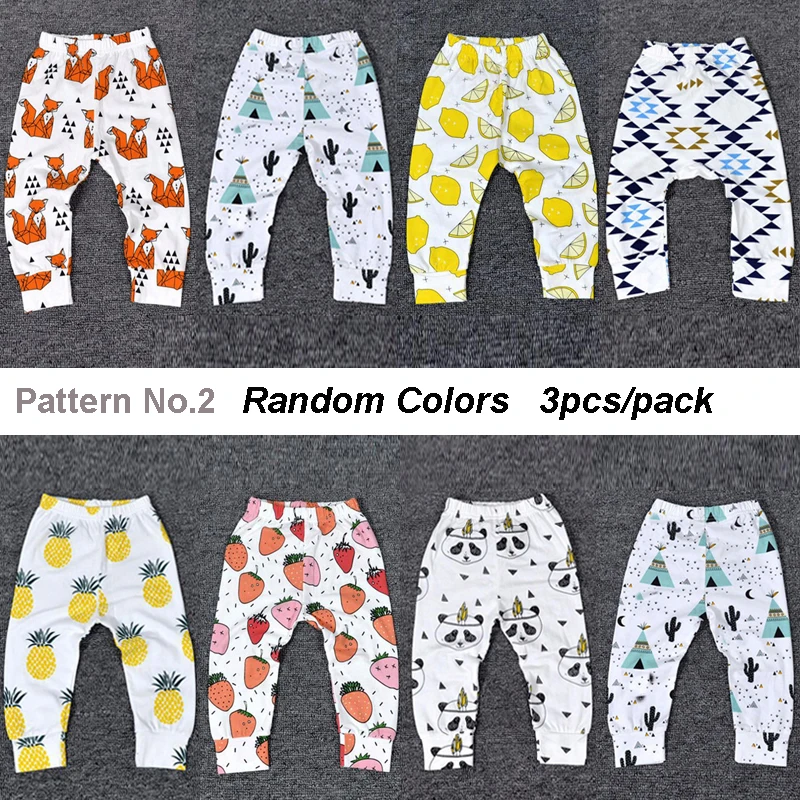 Детские брюки 3 шт./лот мягкие хлопковые детские из ПП для мальчиков и девочек