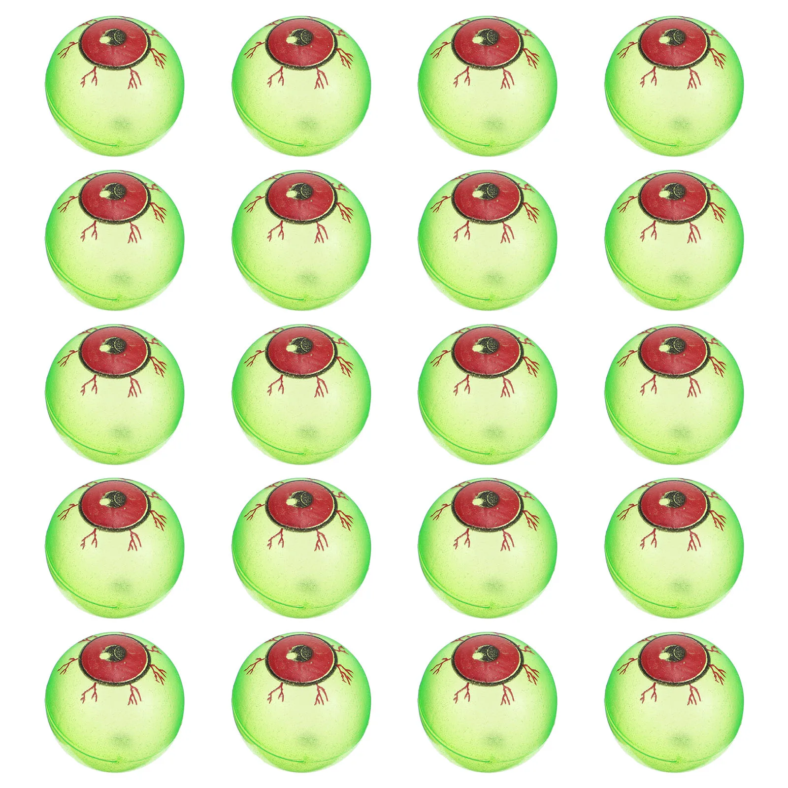 

10pcs Halloween Eye Balls Bloodshot Plastic Terrifies Eyes Halloween Props