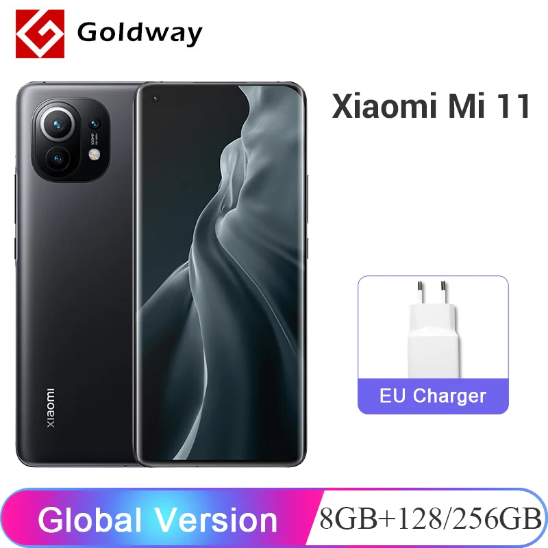 Глобальная версия Xiaomi Mi 11 8 ГБ 128/256GB смартфон 108MP Snapdragon 888 Octa Core 120 Гц 6 81 &quotAMOLED DotDisplay
