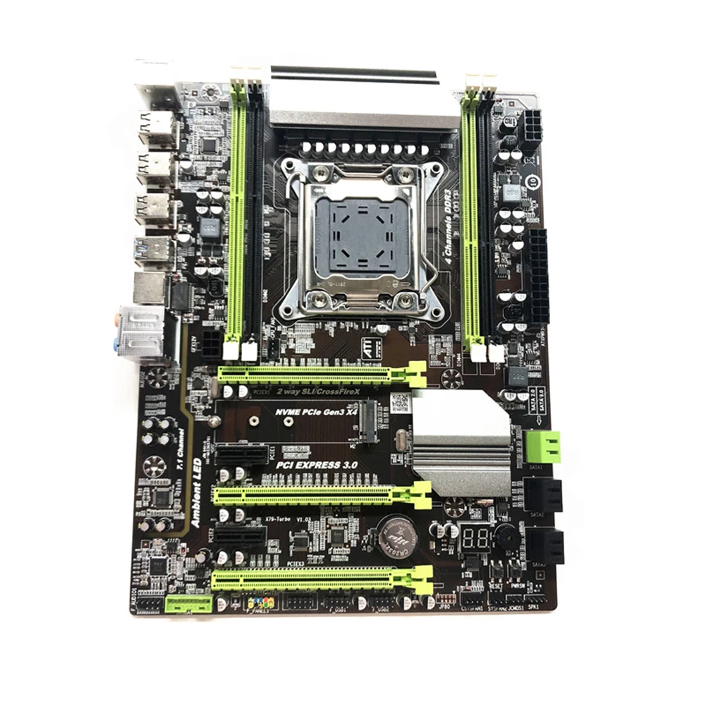 

X79T Desktop Motherboard Support LGA 2011 DDR3 Support E5-2640 E5-2650 E5-2660 E5-2670 E5-2680 and Other V1V2 CPU