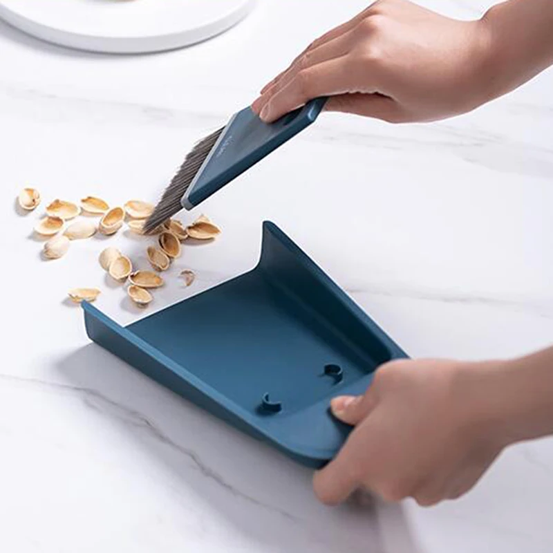 Desktop Sweep Cleaner Table Brush Wiper Scraper Kitchen Accessories New Mini Broom Dustpan Combination Household Cleaning Set | Дом и сад