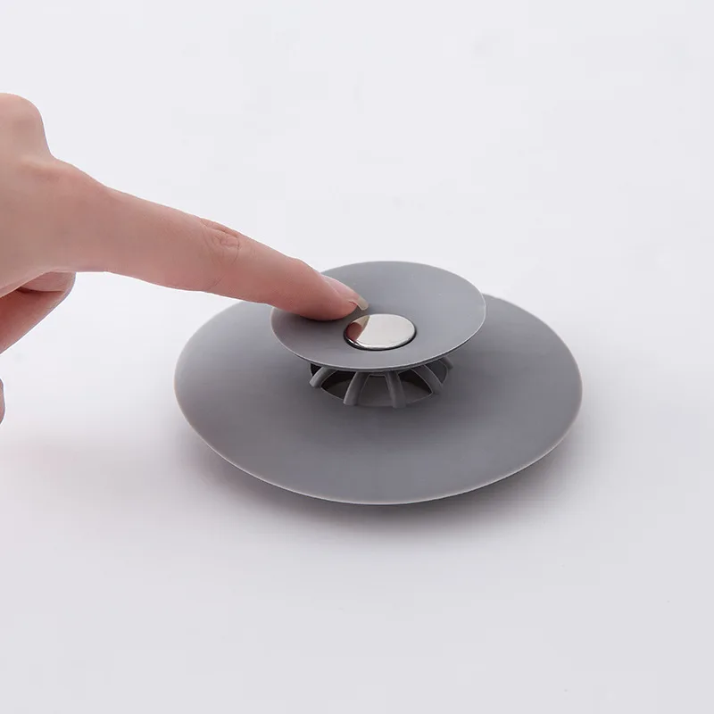 Силиконовое ситечко фильтр для слива в кухонной раковине защиты от засоров душа