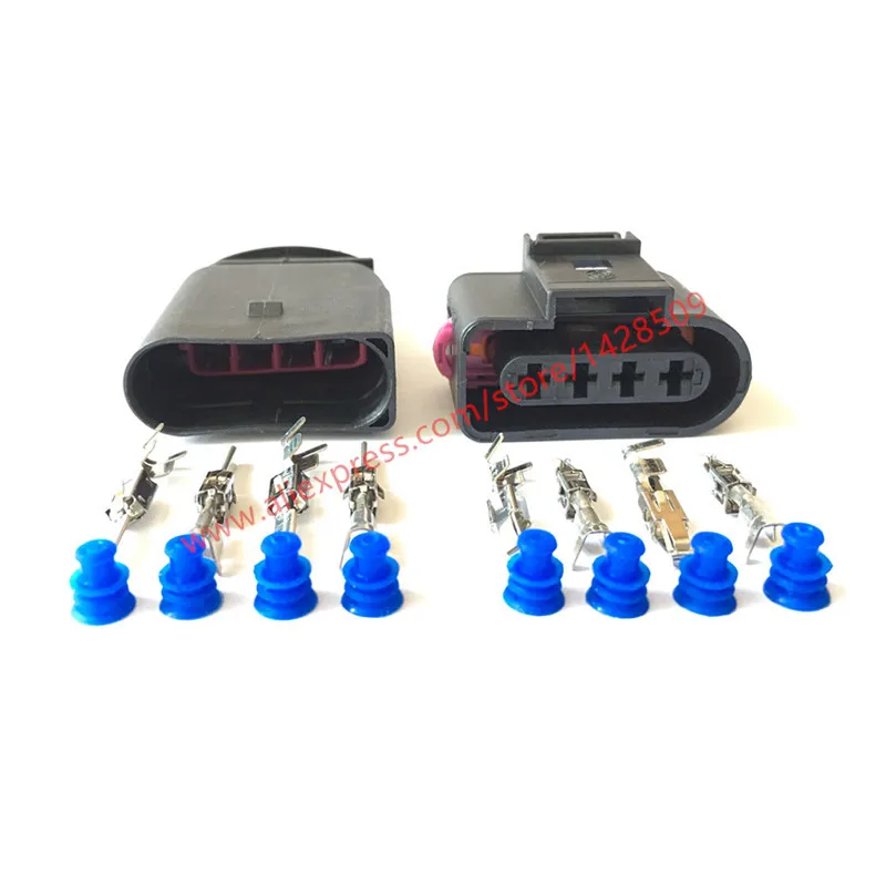 Комплект для ремонта катушки зажигания 4 Pin/Way 4B0973724 10 комплектов женский и мужской