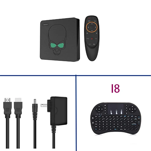 4G 64G with I8 ТВ-приставка Beelink GT-King Android 9,0 Amlogic S922X GT King Dual OS 4G DDR4 64G EMMC Smart tv BOX 2,4G+ 5G Dual wifi 1000M LAN - Цвет: 4G 64G with I8