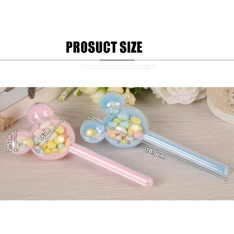 24 шт./лот пластиковая коробка конфет Свадебные как конфеты в упаковке душа