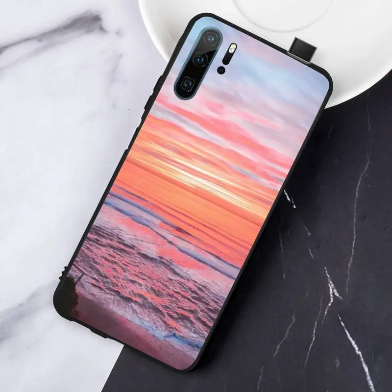 

Floral sunset summer beach Sea Phone Case For Huawei honor Mate P 10 20 30 40 Pro 10i 9 10 20 8 x Lite
