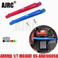 arrma 17 4wd mojave 6s ara106058t1t2 aluminum alloy front steering pressure plate support frame arrma ar320445