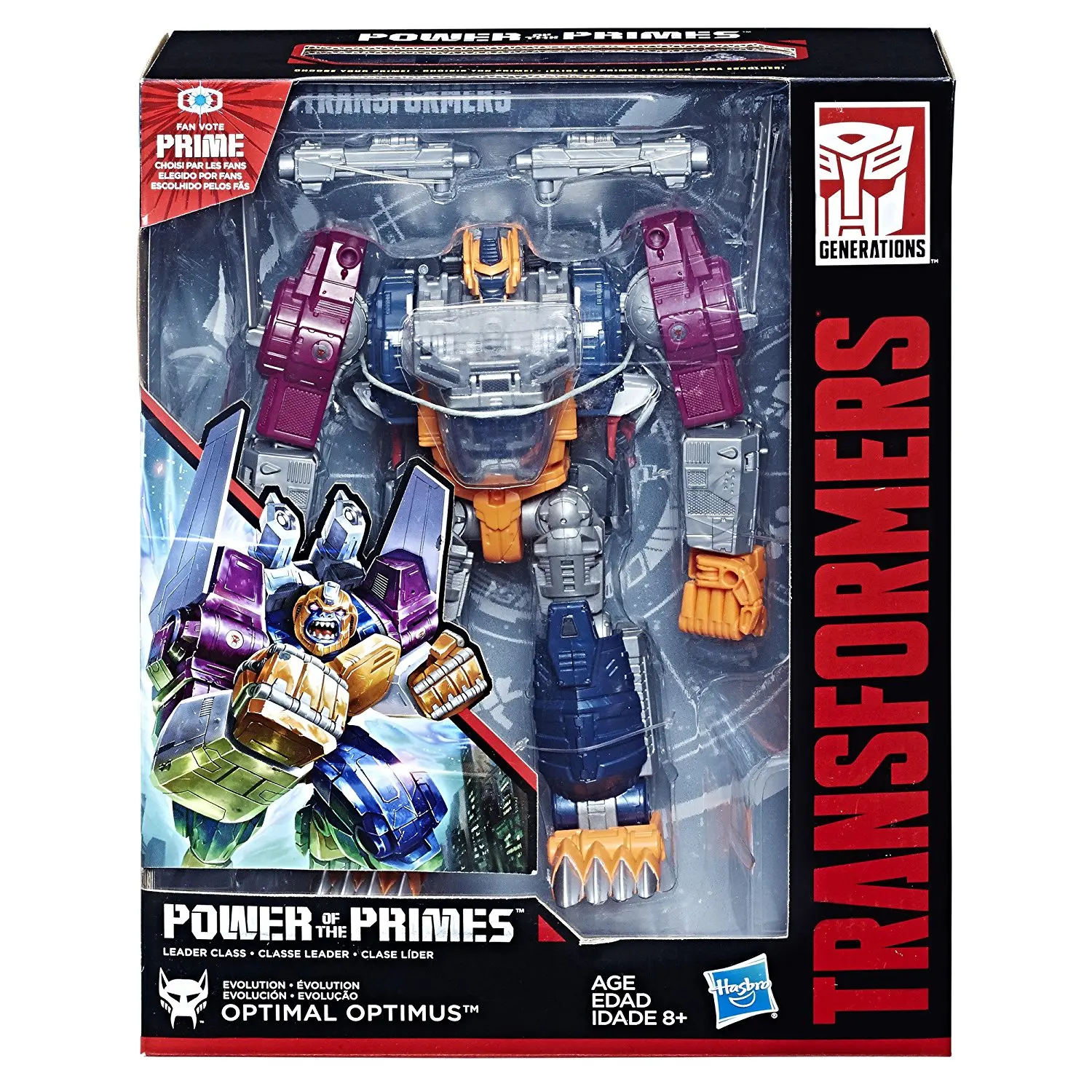 E0904 Hasbro игрушки куклы Трансформеры Робот автомобиль Optimus Prime Rodium Prime фигурки мальчиков Игрушки - Цвет: E0904