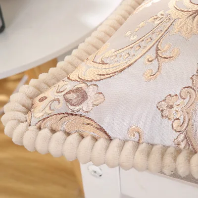 Европейский мягкий Бархатный Чехол для подушки с помпоном наволочка спальни