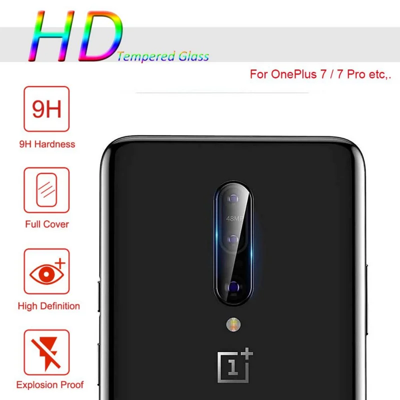 Новинка для one plus 7/7 Pro Защита объектива камеры закаленное стекло камера защитная