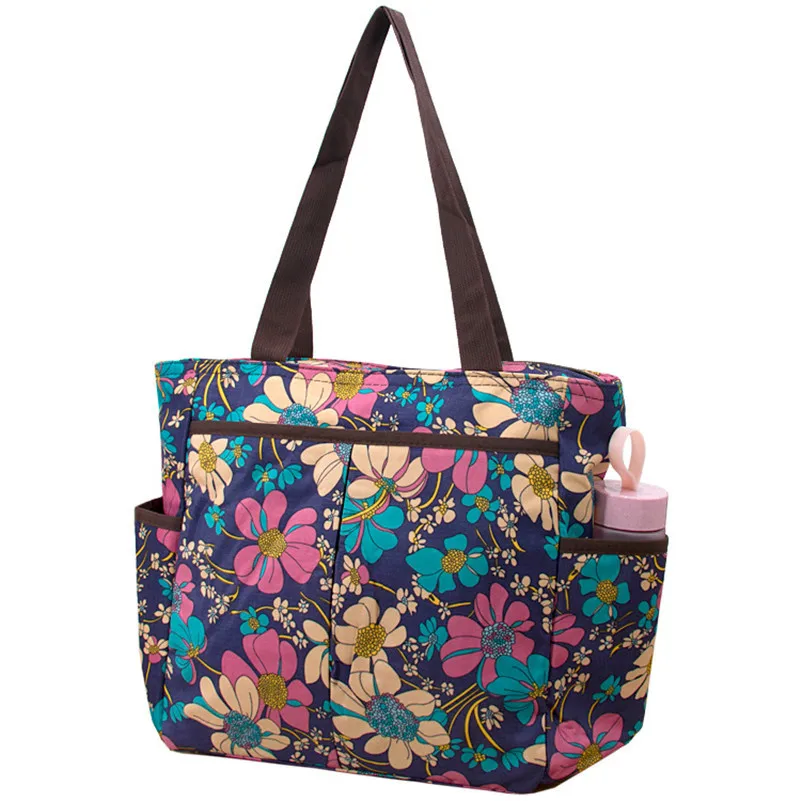 Повседневная Вместительная женская сумка-тоут через плечо легкая уличная