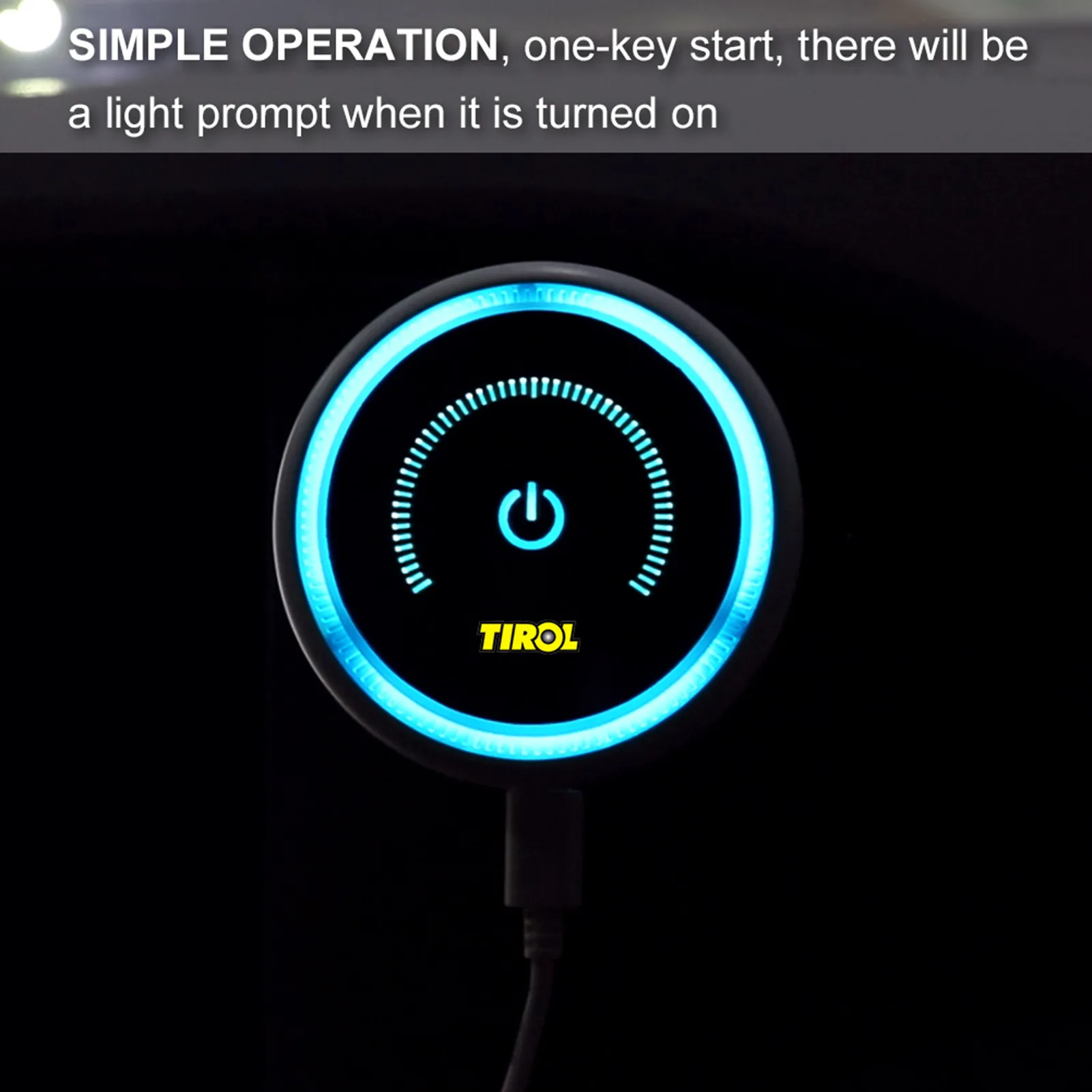 Портативный автомобильный очиститель воздуха перезаряжаемый воздухоочиститель