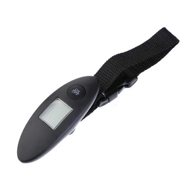 black 40kg-88lb Urijk 40 кг/10 г 88Lb Мини цифровые электронные весы для багажа с ЖК-дисплеем портативные дорожные ручные весы для багажа и чемодана - Цвет: black 40kg-88lb