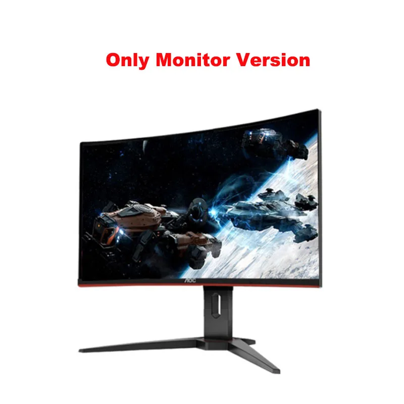 Monitor EU PLUG Монитор AOC CQ27G1 изогнутый жидкокристаллический дисплей 27 ''2560x1440 P 3000: 1 Частота обновления 1 мс ответ 2 Аудио HDMI+ DP+ 3,5 мм - Цвет: Monitor EU PLUG