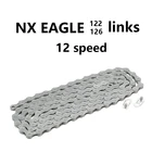 SRAM NX EAGLE 1X12 12S скорость CN дорожный горный велосипед цепь с блокировкой питания 122126 звеньев запчасти для велосипеда